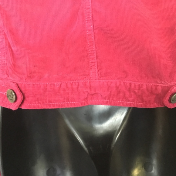Fox Corduroy Jacket, Size Large, Magenta EUC E1 - Picture 5 of 7